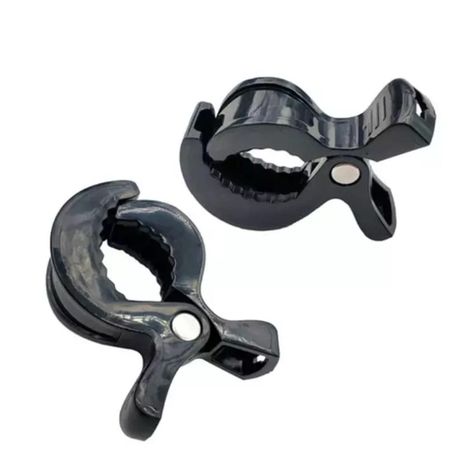 Pack 4 Pinzas Para Coche Sujeta Todo Negro-1