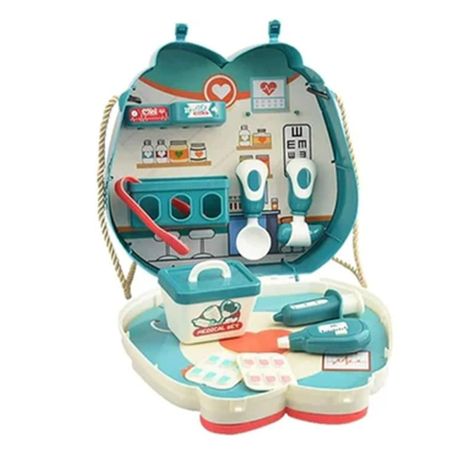 Kit Bolso Mini Médico Infantil Aprendizaje 15 Piezas-0