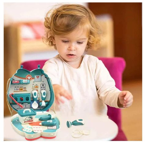 Kit Bolso Mini Médico Infantil Aprendizaje 15 Piezas-2