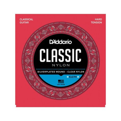 Daddario EJ27H Set de Cuerdas Guitarra Acústica Nylon-0