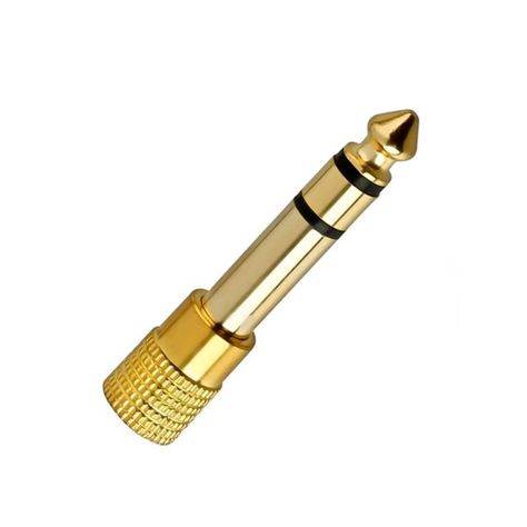 ADAPTADOR JACK 3.5 ST A PLUG 6.3 ST HQ METAL Best America MA-690/MG-0