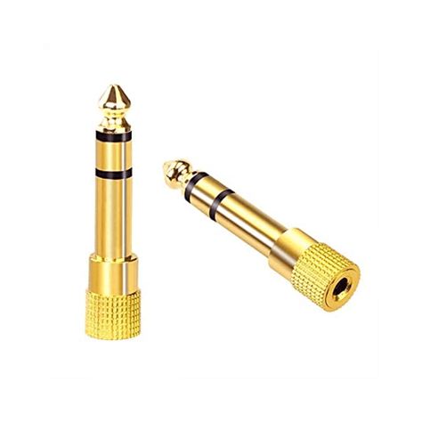ADAPTADOR JACK 3.5 ST A PLUG 6.3 ST HQ METAL Best America MA-690/MG-1