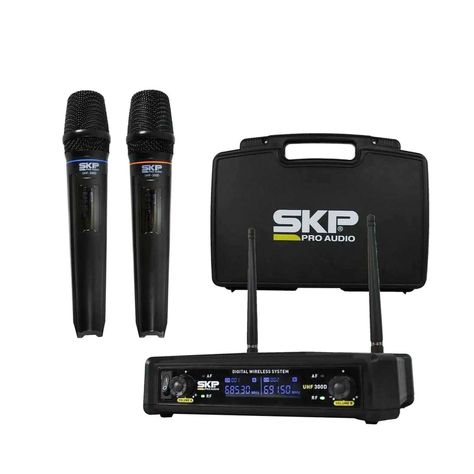 SKP UHF 300 D SKP Sistema Micrófono Inalámbrico-0