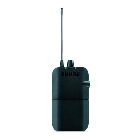Shure P3R K12 Receptor Bodypack Monitoreo-0