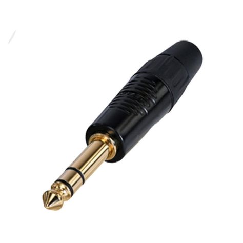 Rean RP3C-B Conector Plug Stereo 1/4-0