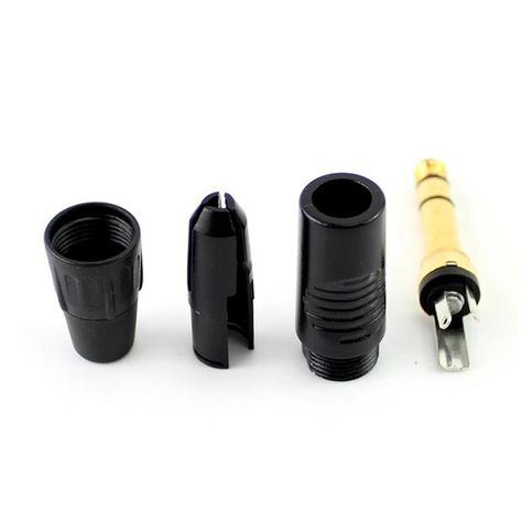 Rean RP3C-B Conector Plug Stereo 1/4-1