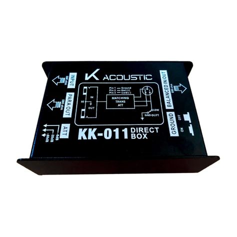 K Acoustic KK 011 Caja Directa Pasiva-1