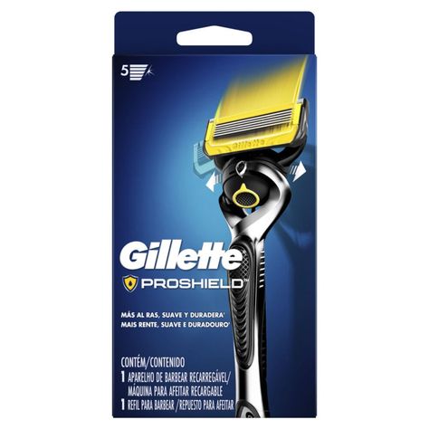 Máquina para Afeitar Gillette Proshield Recargable 1un-5