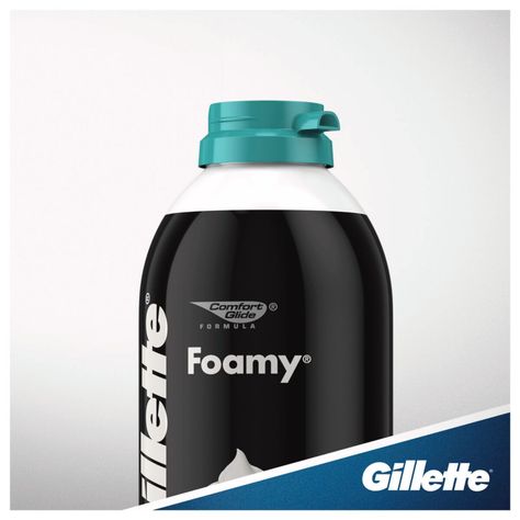 3 Espuma de Afeitar Gillette Foamy Sensitive 312g-5