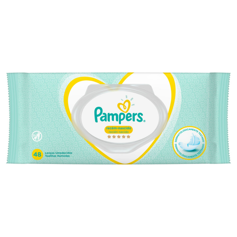 12 Paquetes Toallitas Húmedas Wipes Pampers Recién Nacido -2