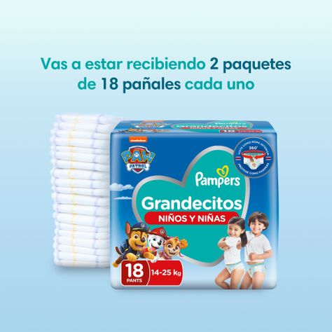 Pañales Pampers Grandecitos Talla XXG 36 Unidades-1
