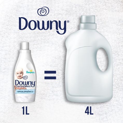 Pack 3 Suavizantes Downy Concentrado Ropa Suave Y Gentil 1L-2