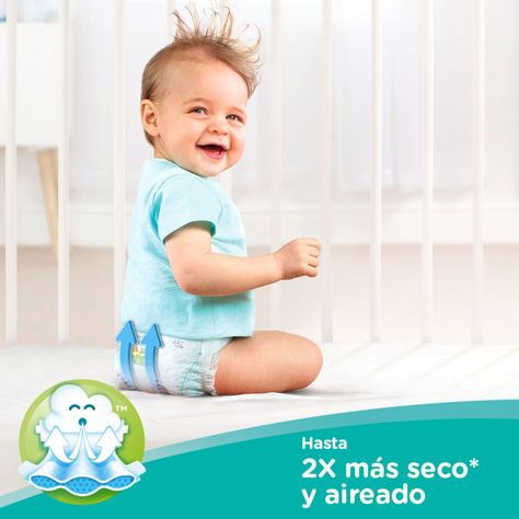 Pañales Pampers Confort Sec Talla XXG 180 Un-3