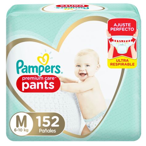 Pañales Pampers Pants Premium Care Talla M 152 Un-0