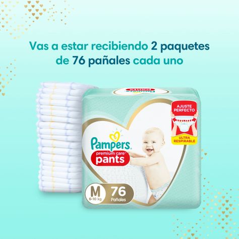 Pañales Pampers Pants Premium Care Talla M 152 Un-1