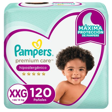 Pañales Pampers Premium Care Talla XXG 120 Un-0