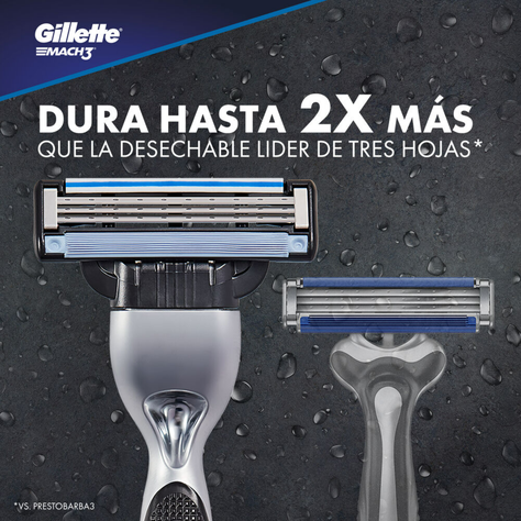 Maquina Para Afeitar Gillette Mach3 Recargable 1 Unidad-1