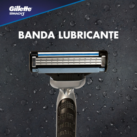 Maquina Para Afeitar Gillette Mach3 Recargable 1 Unidad-2