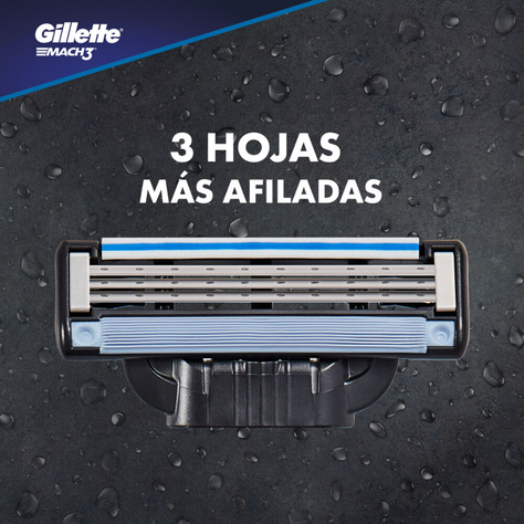 Maquina Para Afeitar Gillette Mach3 Recargable 1 Unidad-4