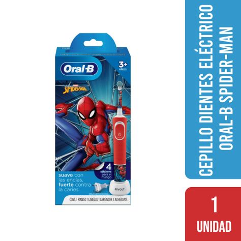 Cepillo de Dientes Electrico Spider-Man 1 un Oral-B-0