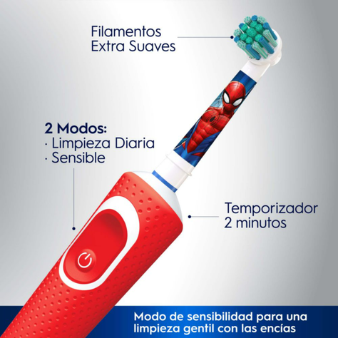 Cepillo de Dientes Electrico Spider-Man 1 un Oral-B-3
