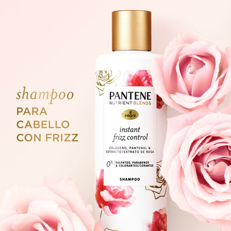 3 Shampoo Pantene NBlends Colageno Pantenol Rosa 270ml-2