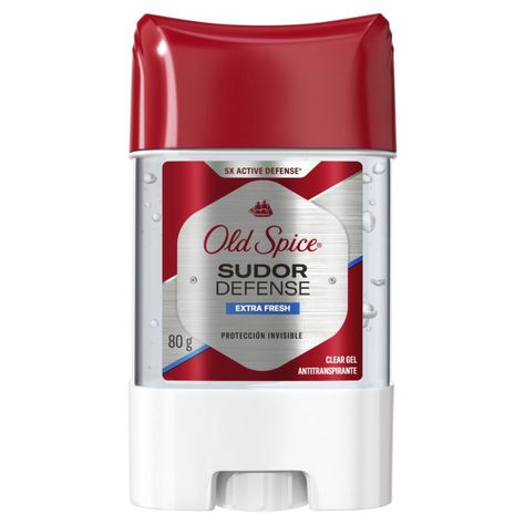 Pack 6 Gel Antitranspirante Old Spice Sudor Defense Fresh 80g-5