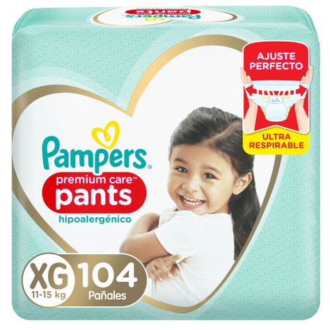 Pañales Pampers Pants Premium Care XG 104 Un-0