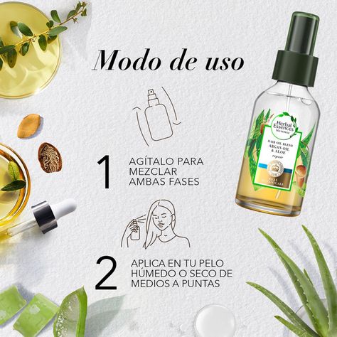 Pack 3 Aceites Herbal Essences BioRenew Argan Oil&Aloe 100ml-5