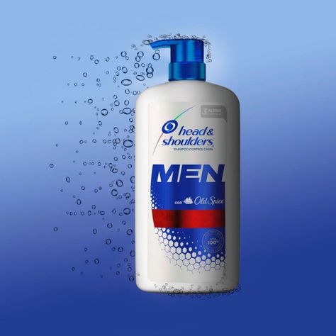 Pack 3 Shampoo Head & Shoulders Men con Old Spice 1L-4