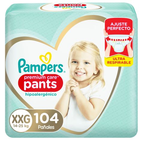 Pañales Pampers Pants Premium Talla XXG 104 Un-0