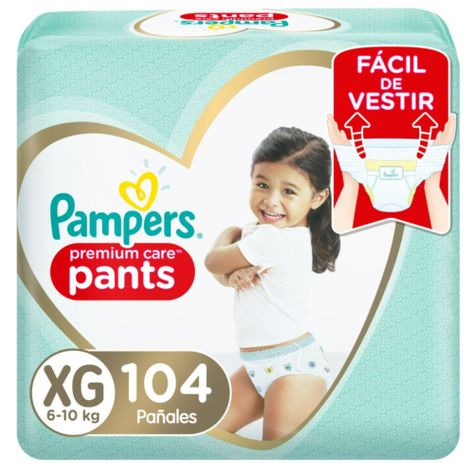 Pañales Pampers Pants Talla XG 104 Unidades-0