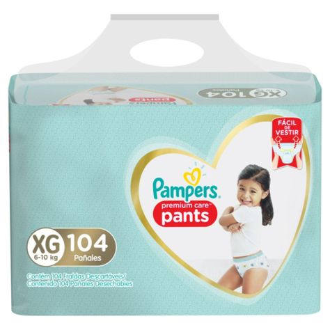 Pañales Pampers Pants Talla XG 104 Unidades-1