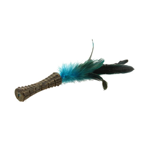 Gigwi Catnip Johnny Stick Con Pluma A Un Lado-1