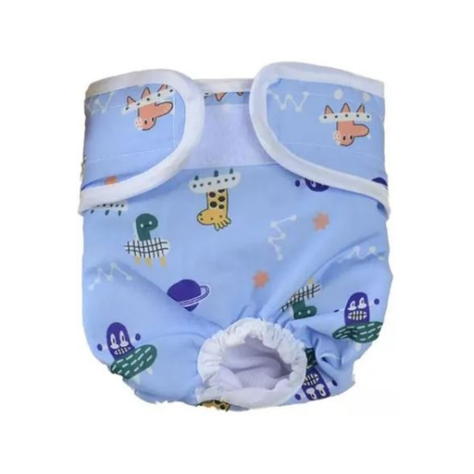 Pañal Reutilizable Azul XL-0