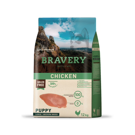 Bravery Chicken Dog Puppy Large Medium 12 Kg-0