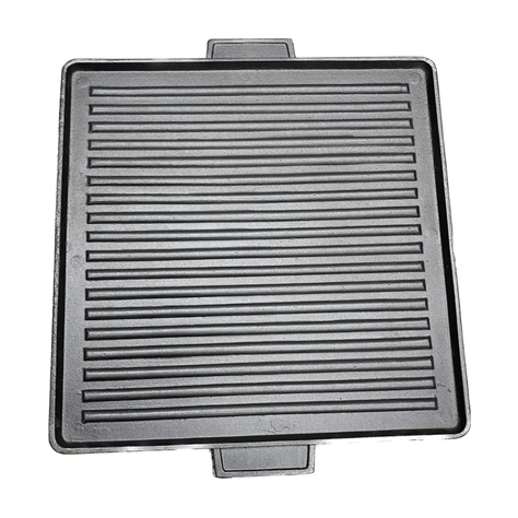 Plancha de Hierro Fundido Reversible 38x38cm-0