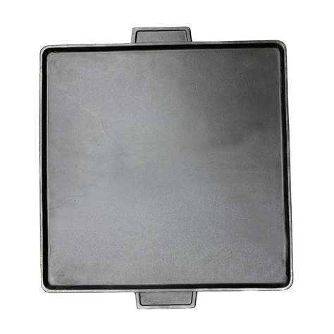 Plancha de Hierro Fundido Reversible 38x38cm-1