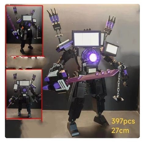 Super Titan Tv Man Mejorado Titan Tv Man Upgraded Bloques-1