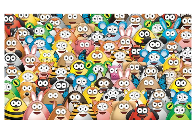 Peluche Pou traje Esqueleto-1