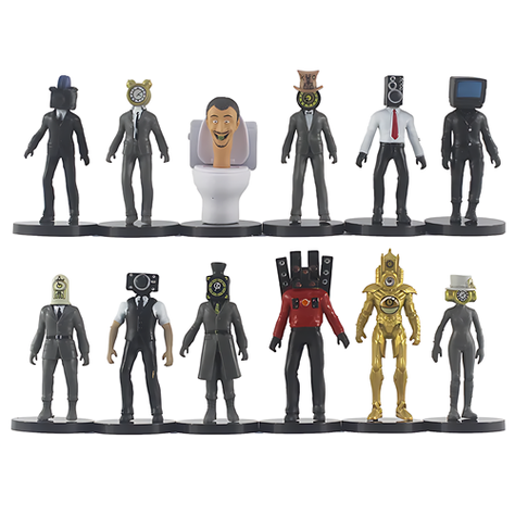Figuras Skibidi Toilet Multiverse Titan Clockman-0