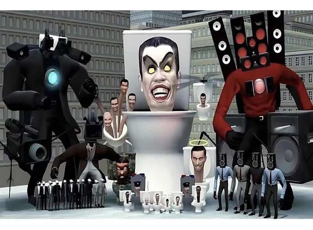 Figuras Skibidi Toilet Multiverse Titan Clockman-1