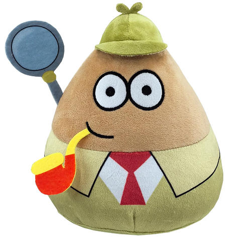 Peluche Pou traje Detective-0