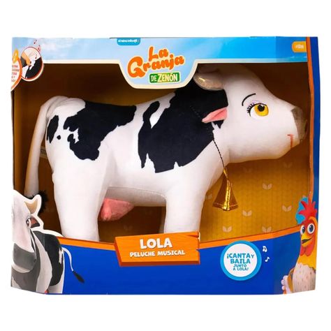 La Vaca Lola Peluche Musical Granja De Zenón 30cm-2
