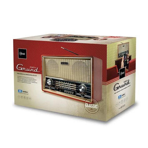 Radio Retro Gund 8733 Microlab-0