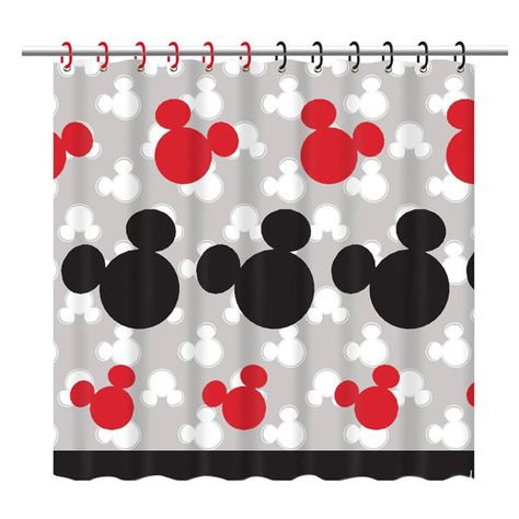 Cortina de Baño Mickey Mouse 180x180 cms-0