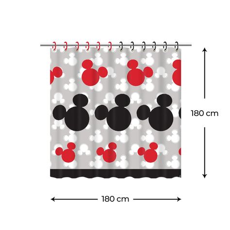 Cortina de Baño Mickey Mouse 180x180 cms-2