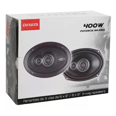 Parlantes Aiwa AWS-6965P 6x9" 3 Vías 400W-3