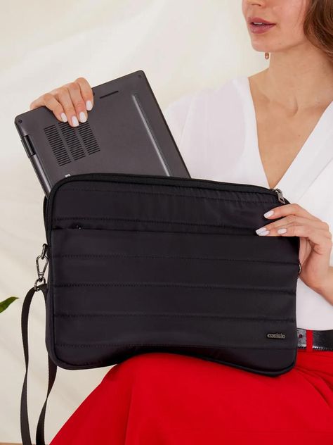 Bolso Notebook 15" Alessio Negro Azaleia-4