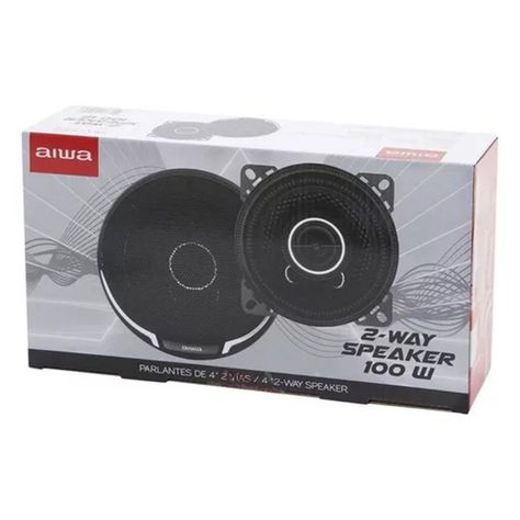 Parlantes Aiwa 2 Vías 100w 10cm Taw-1022-3